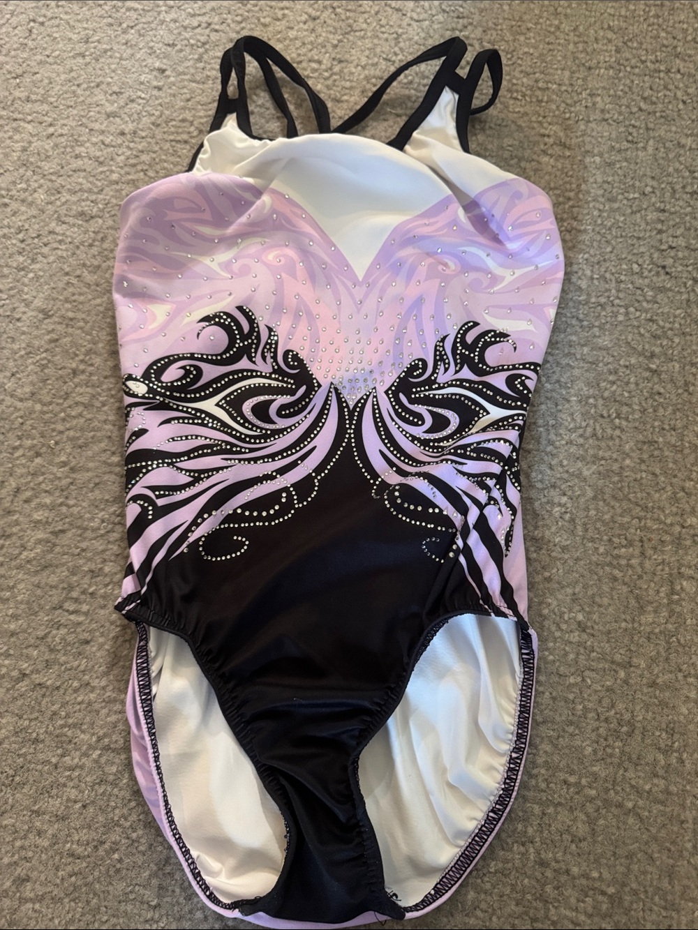 Women’s Lavender and Black Leotard AM